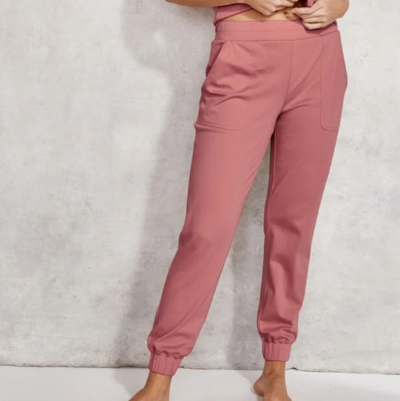 haven Pants - Nwt Haven Well Within Organic Cotton Interlock Joggers in Desert Rose